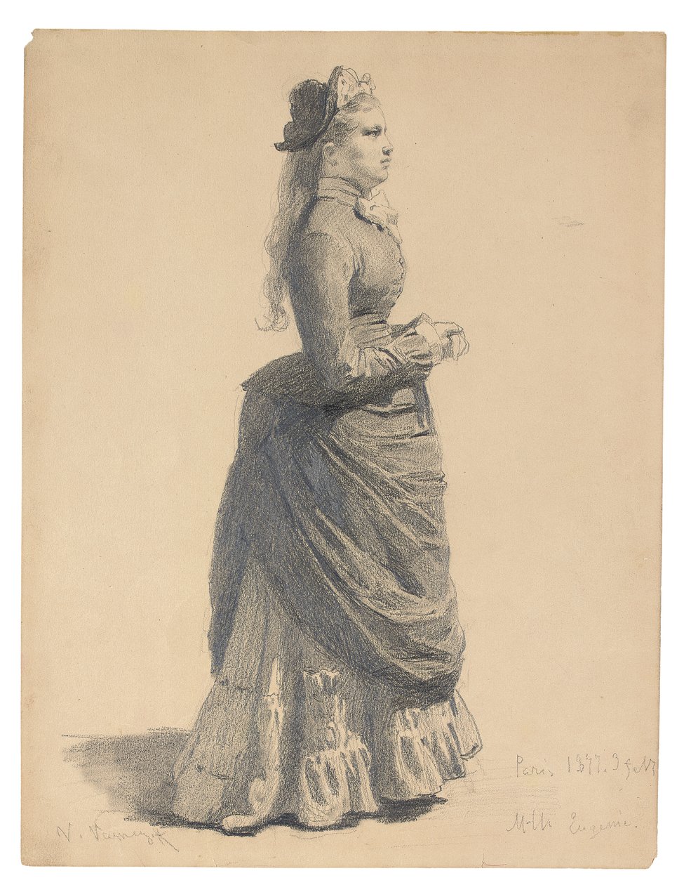 Mademoiselle Eugénie - Victor Mikhailovich Vasnetsov