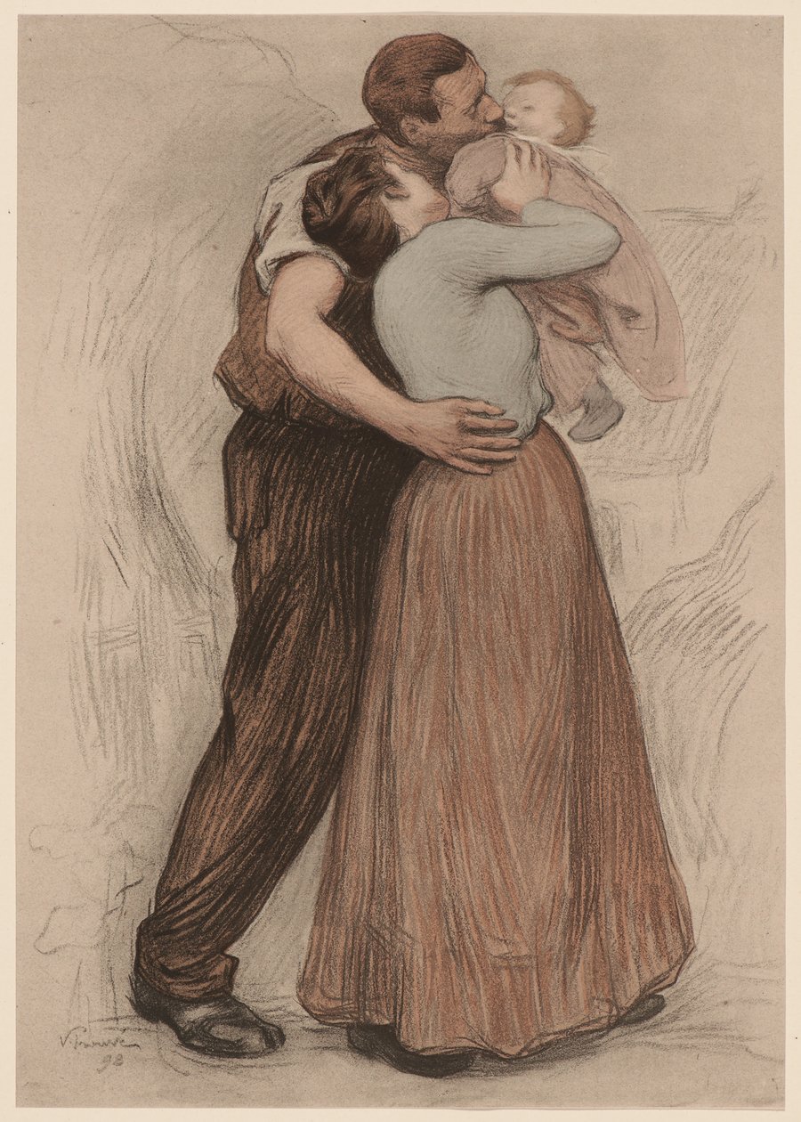 Le Baiser - Victor Prouvé
