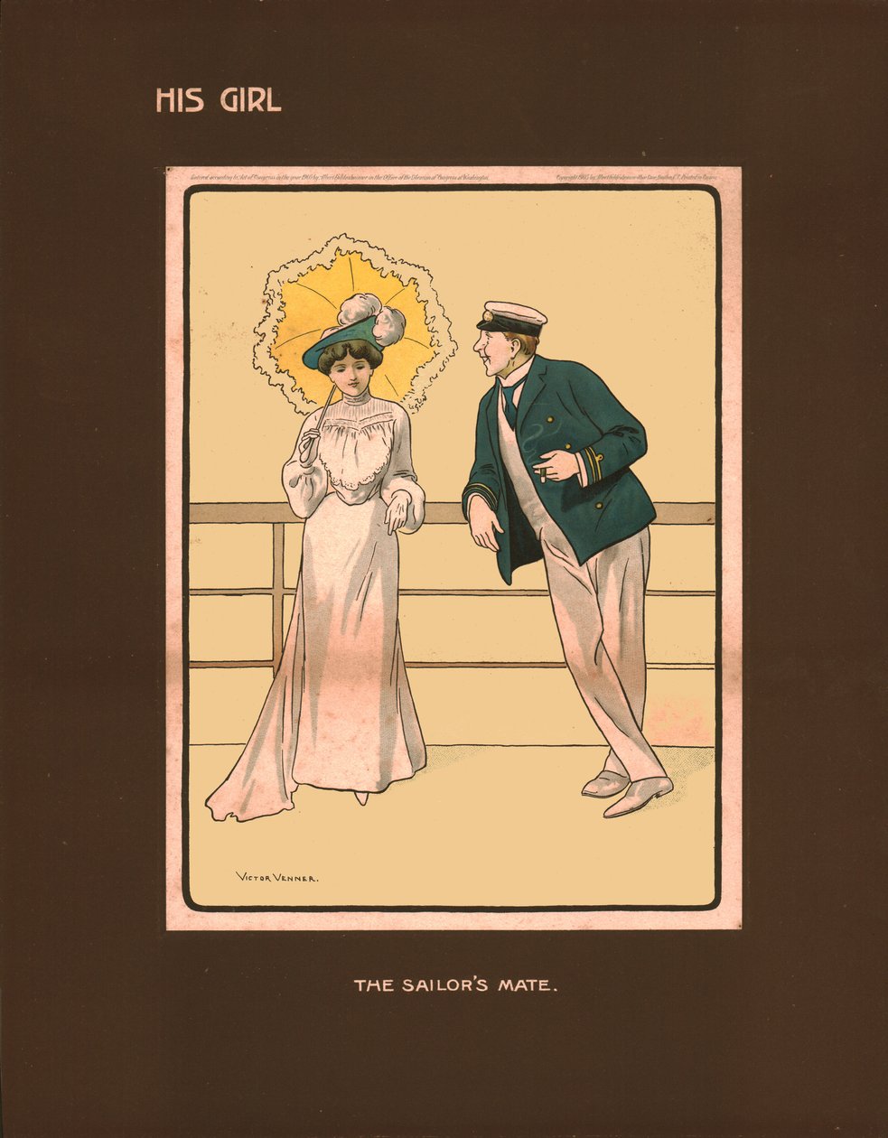 Sa fille, la compagne du marin - Victor Venner