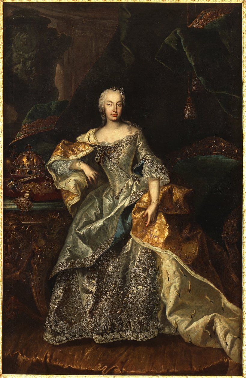 Marie-Thérèse en tant que reine de Hongrie - Viennese painter