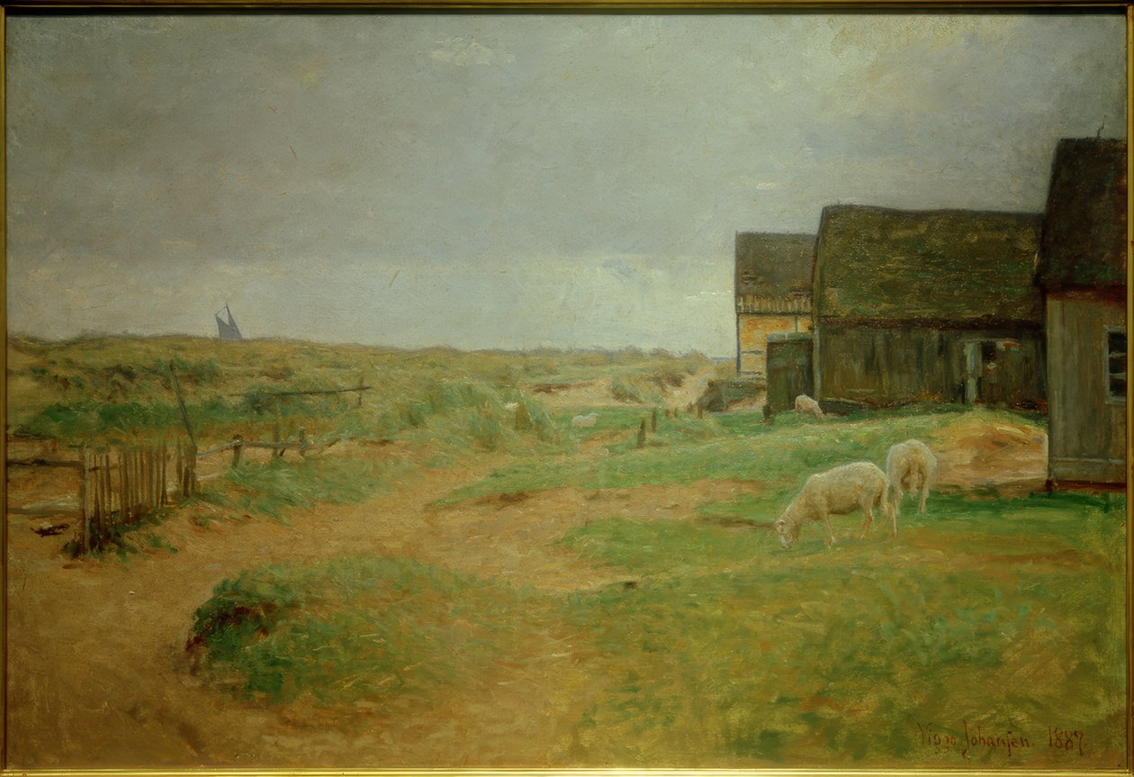 Vieilles maisons à Skagen - Viggo Johansen