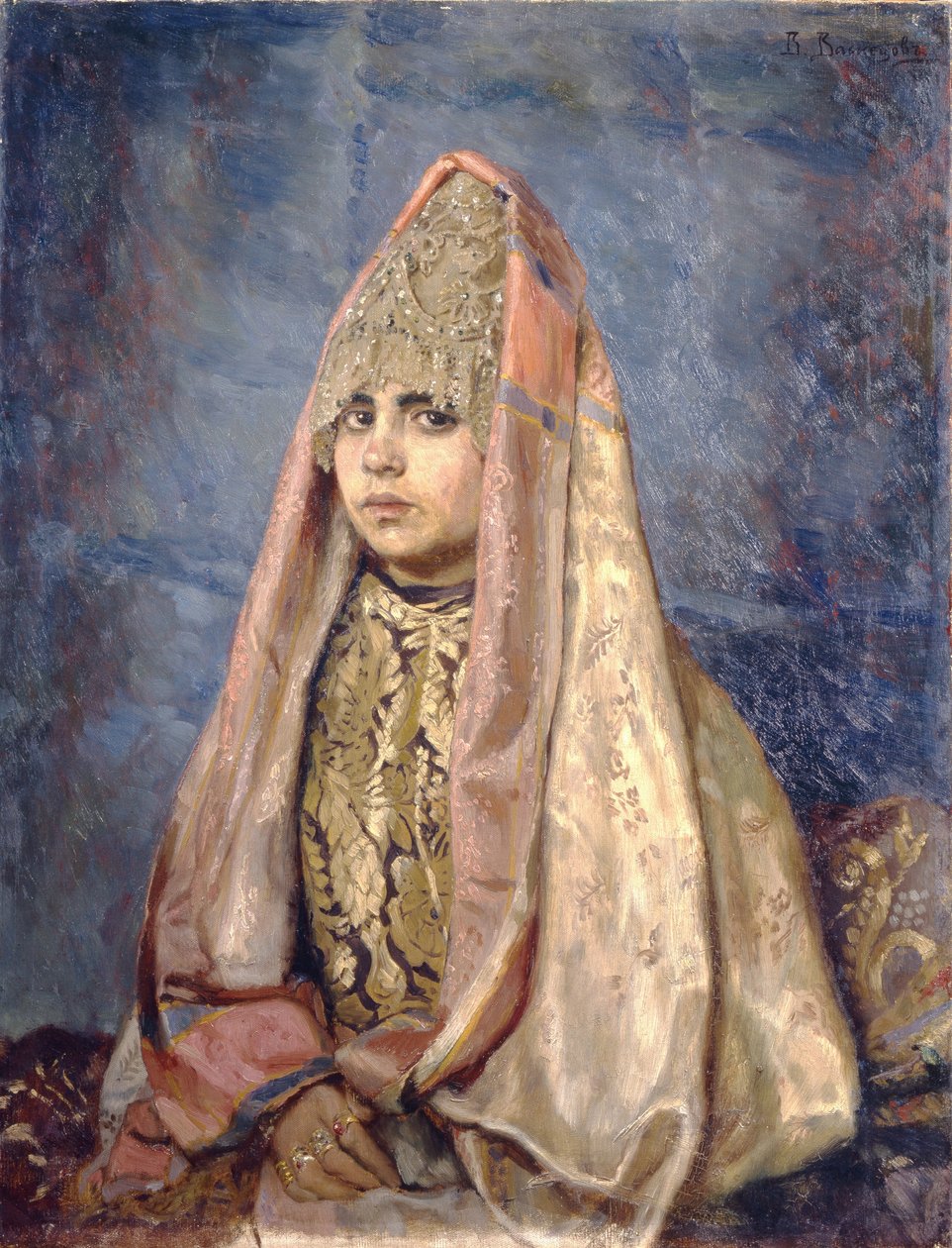 Femme de boyard, 1884 - Viktor Mikhaylovich Vasnetsov