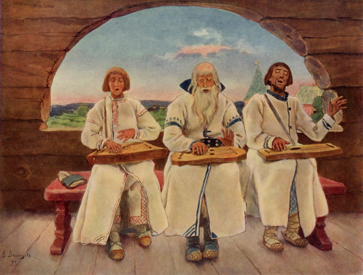 Les Musiciens, 1899, 1965 - Viktor Mikhaylovich Vasnetsov