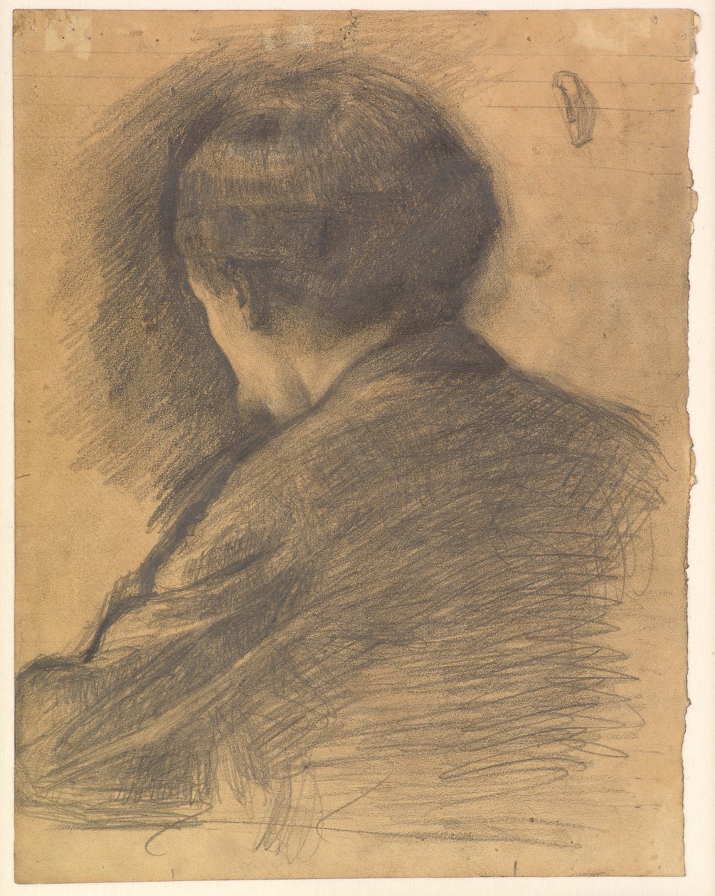 Autoportrait vu de dos - Vilhelm Hammershøi