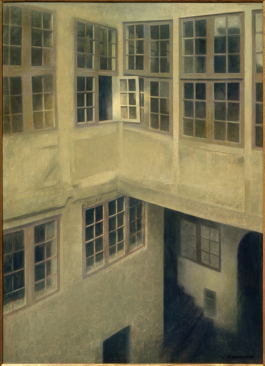 Cour intérieure. Strandgade 30 - Vilhelm Hammershoi