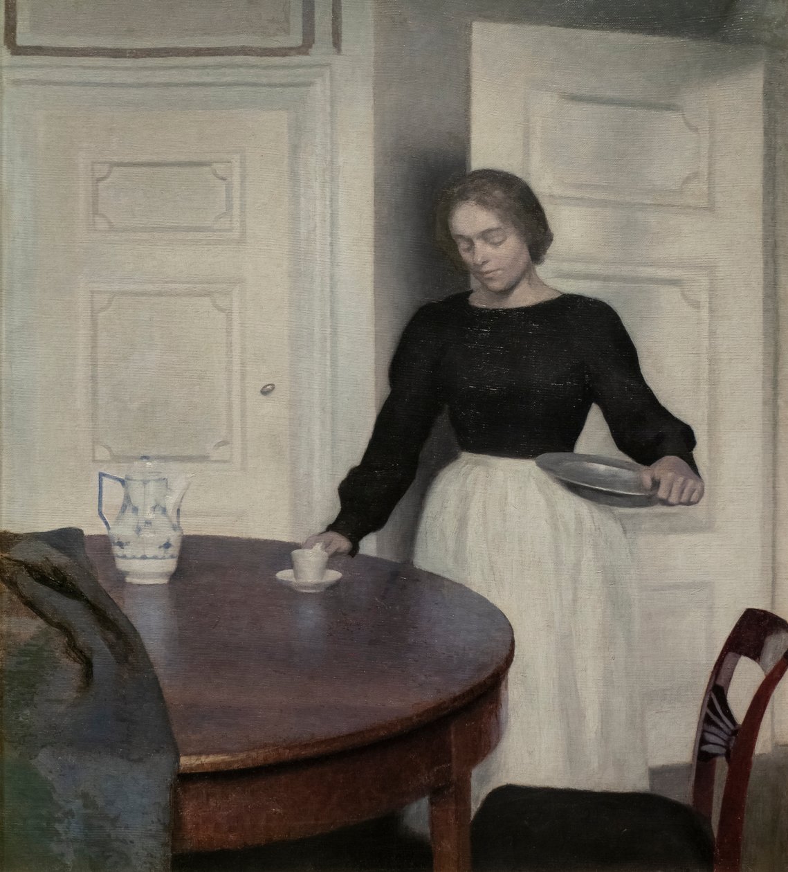 Intérieur, Strandgade 30 (détail), 1899 - Vilhelm Hammershoi