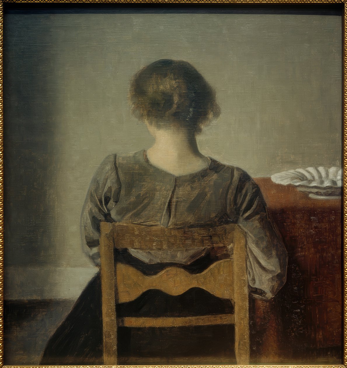 Jeune femme. Pause - Vilhelm Hammershoi