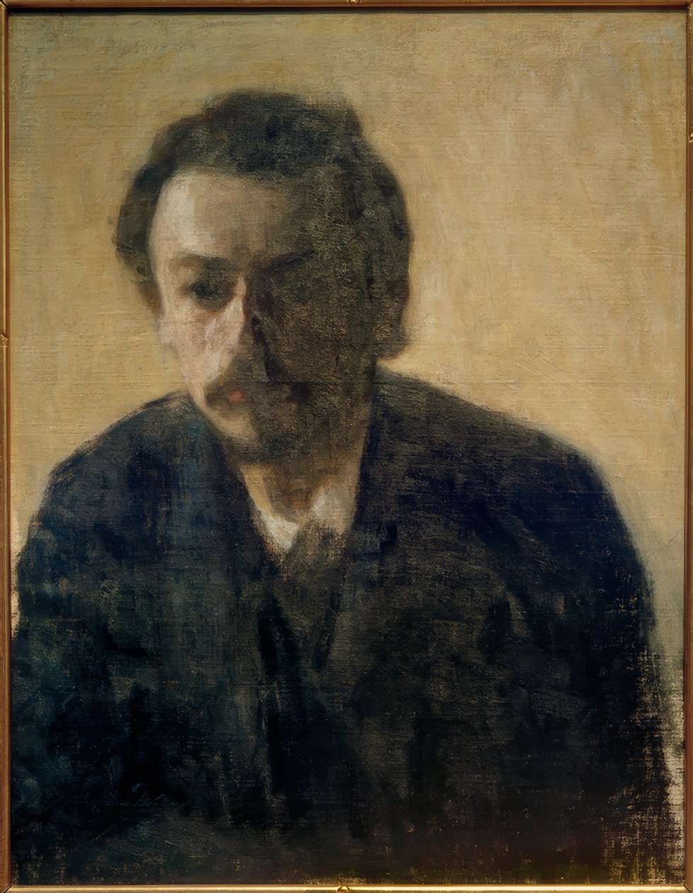 Autoportrait V. Hammershøi, 1891 - Vilhelm Hammershoi