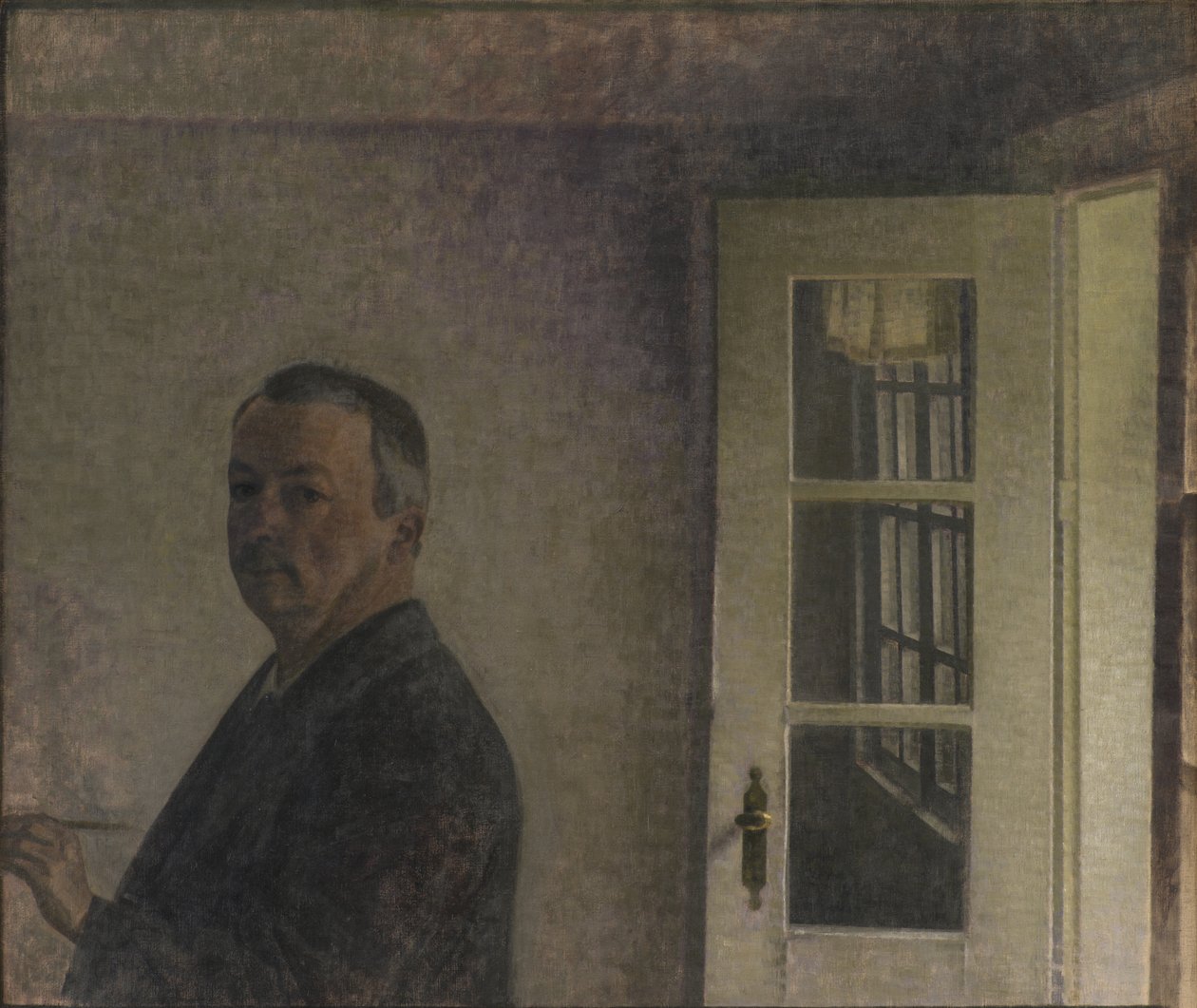 Autoportrait - Vilhelm Hammershoi