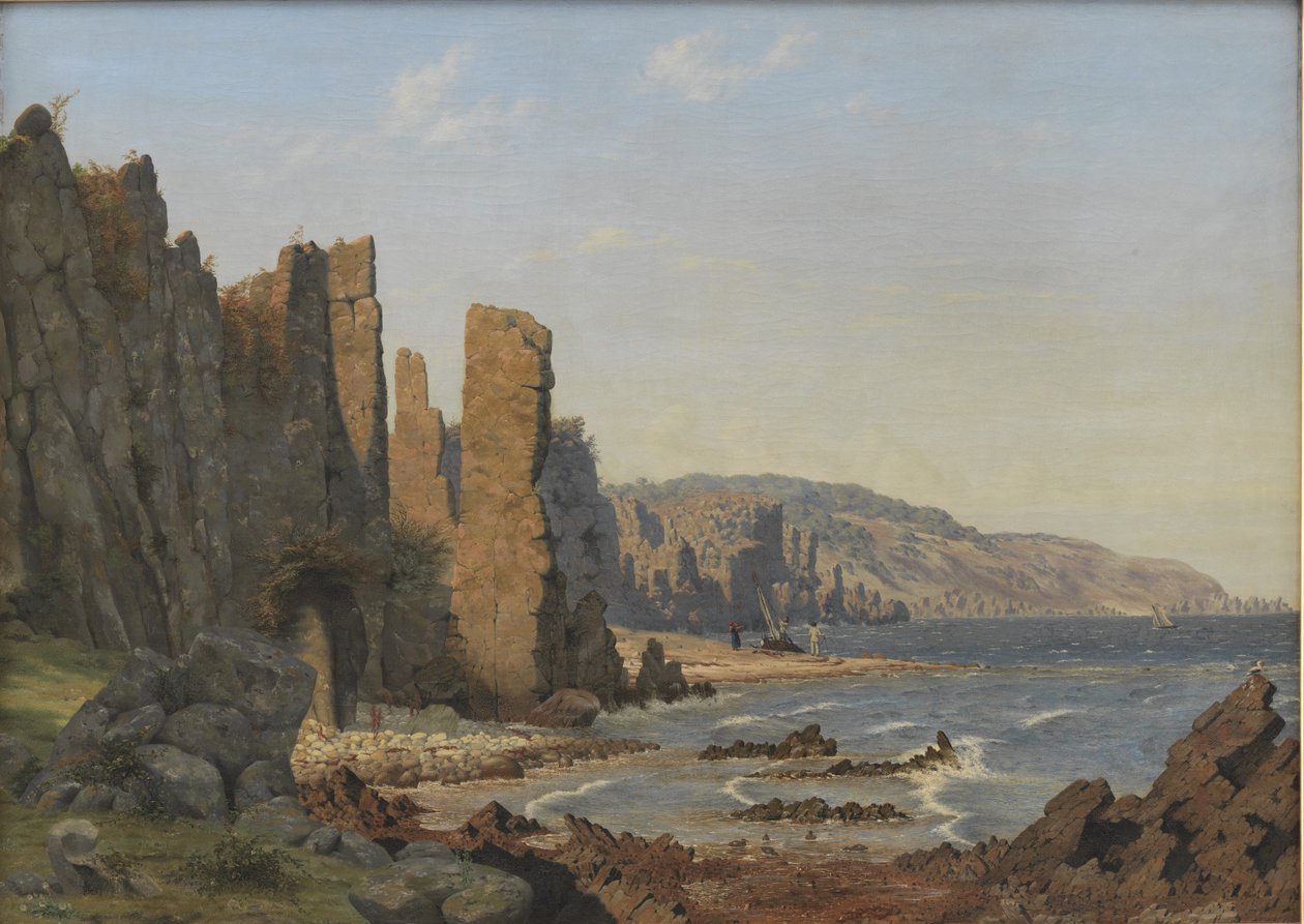 Une côte rocheuse. Rø, Bornholm - Vilhelm Kyhn