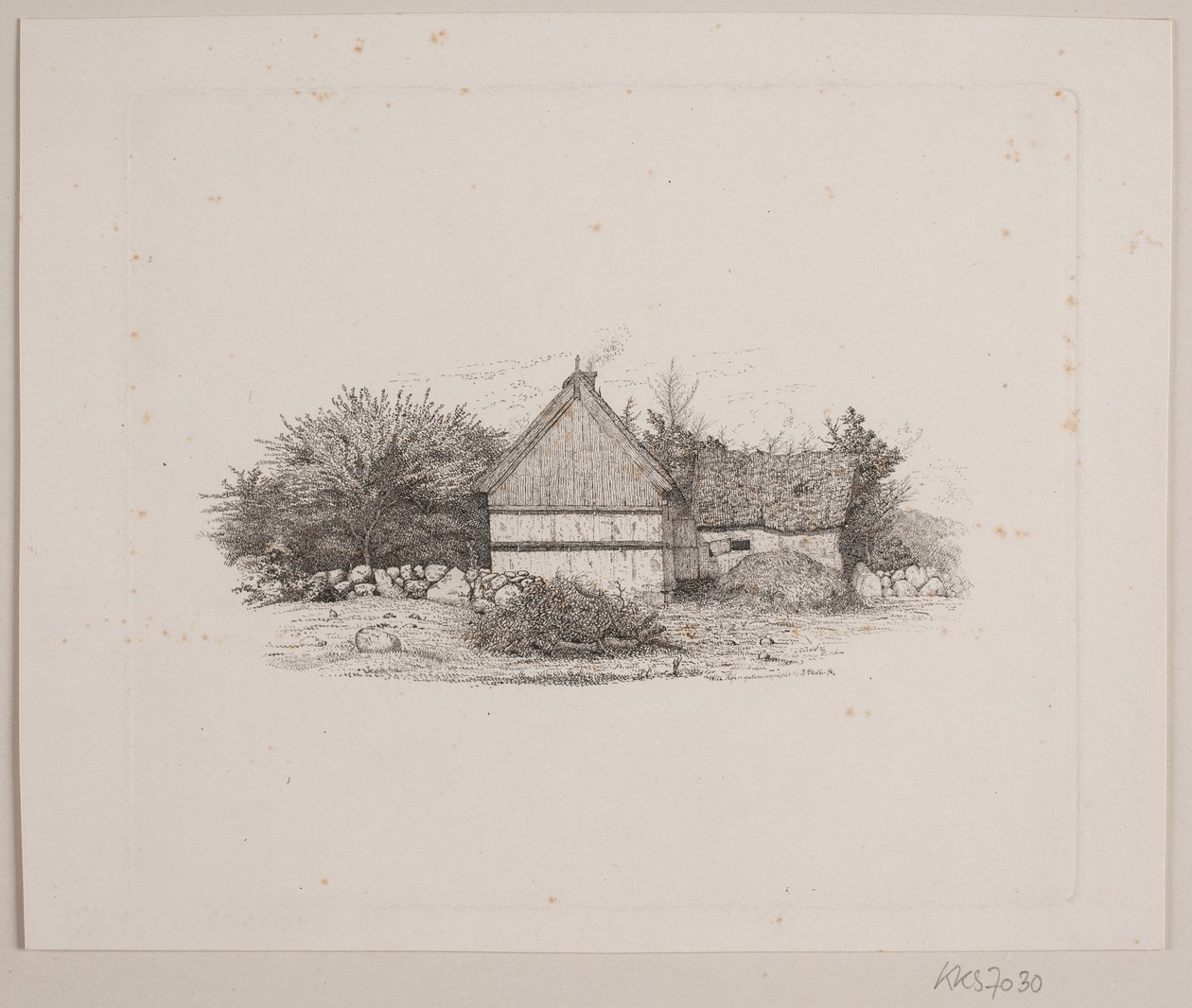 Une maison de paysan - Vilhelm Kyhn