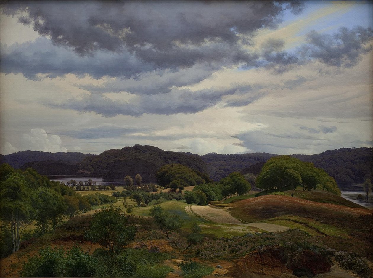 Lacs dans un paysage boisé près de Silkeborg - Vilhelm Kyhn