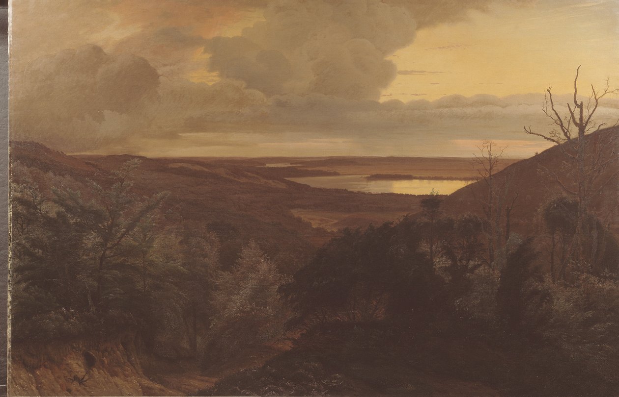 Tard le soir près de Himmelbjerget, Jutland - Vilhelm Kyhn