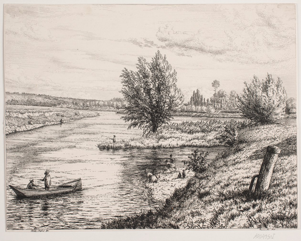 Partie de la rivière Marne - Vilhelm Kyhn