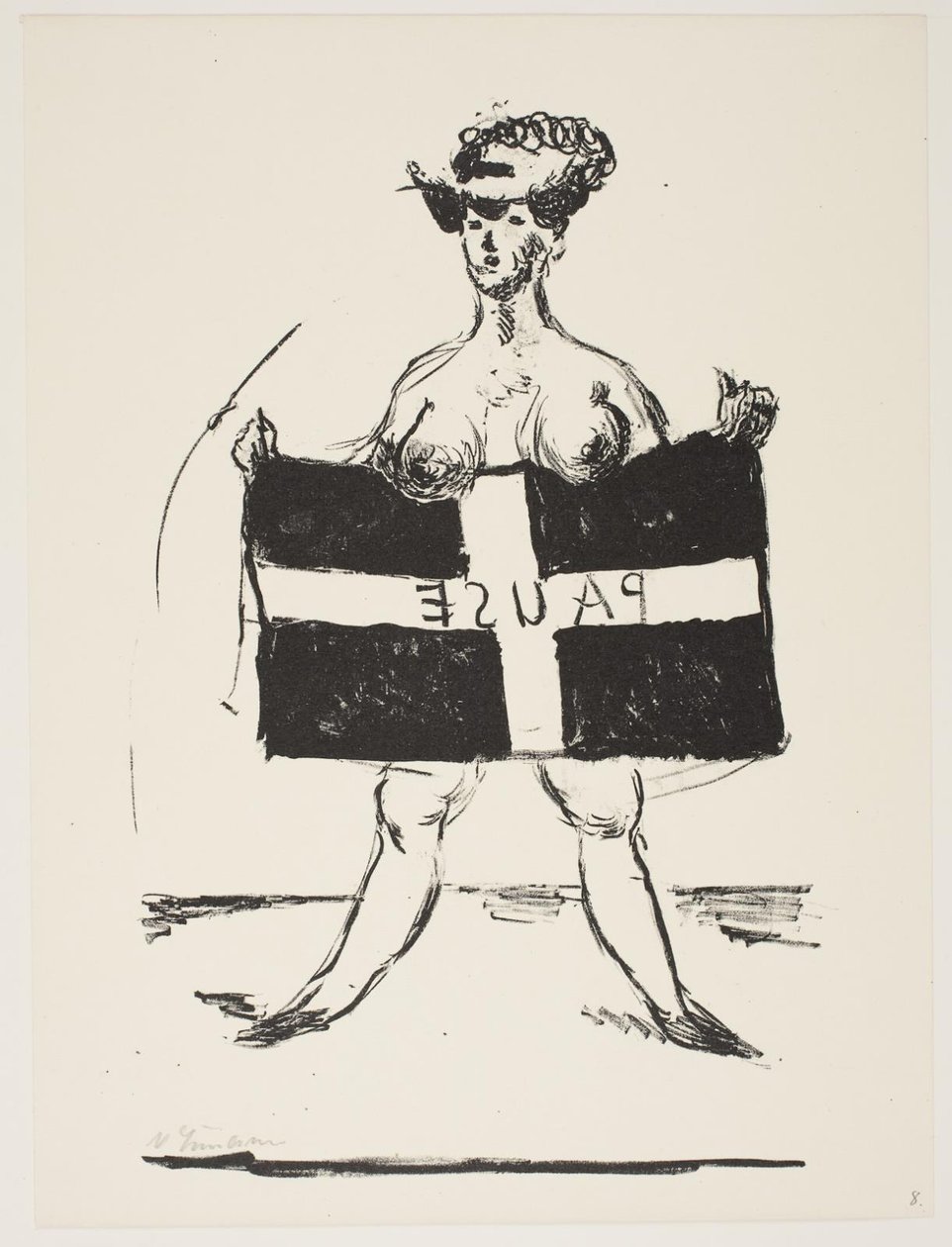 Feuille de "Klingens Kunstnermappe Nr. 2" - Vilhelm Lundstrøm