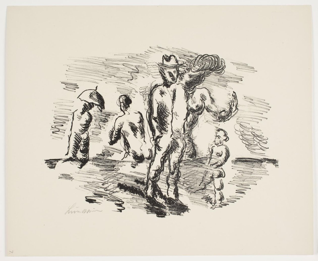 Feuille de "Klingens Kunstnermappe Nr. 2" - Vilhelm Lundstrøm