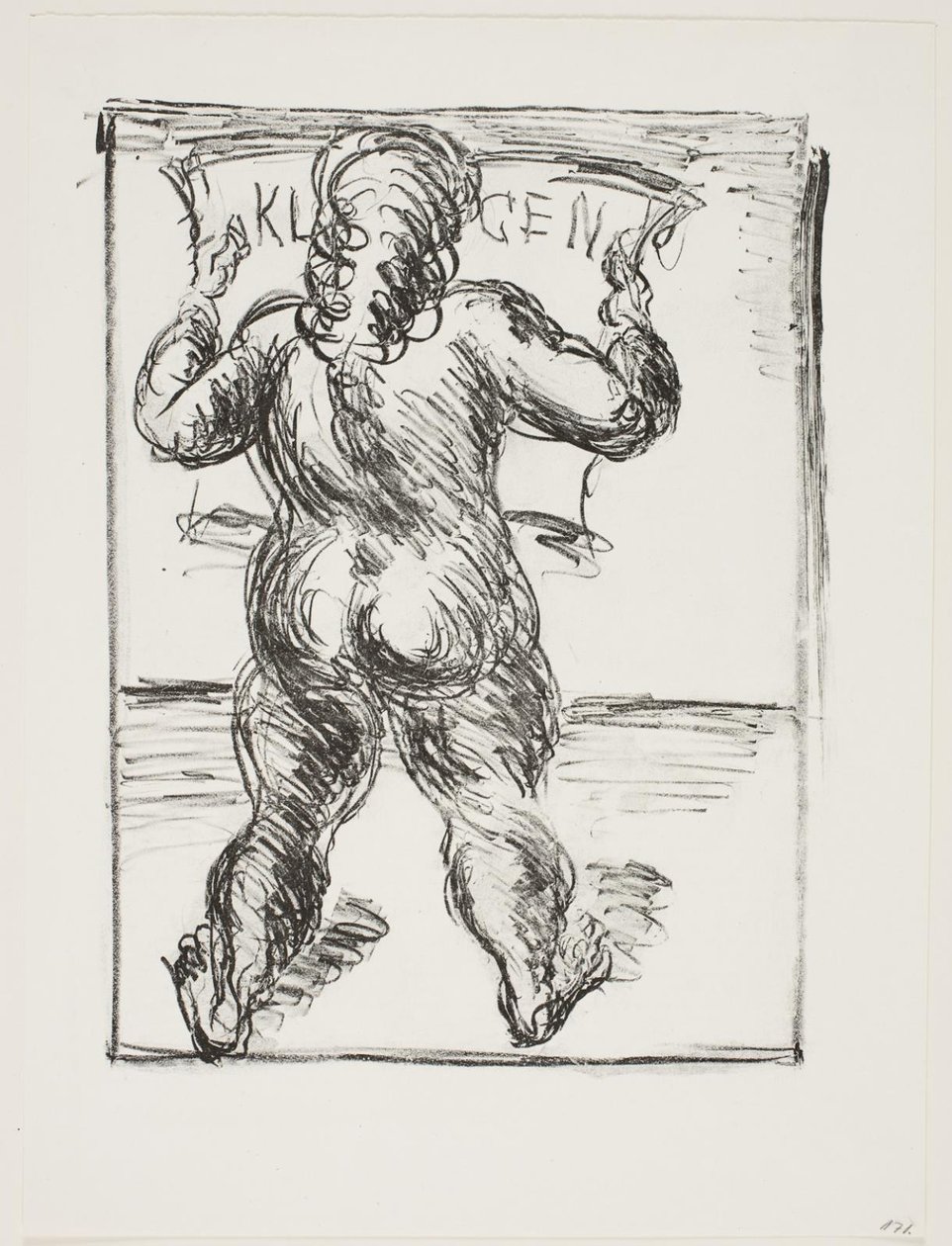 Femme debout de dos - Vilhelm Lundstrøm