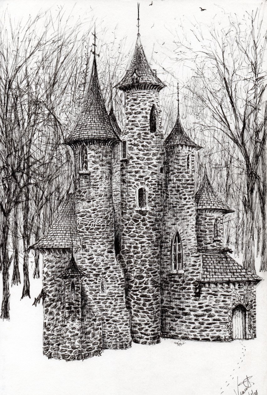 Porte du château dans la forêt de Findhorn, 2006 - Vincent Alexander Booth