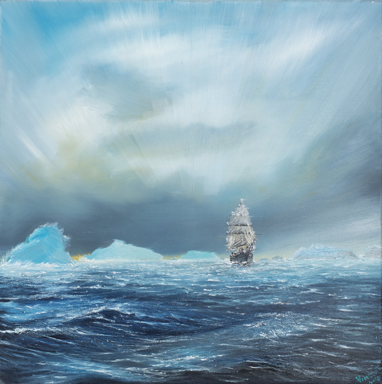Ice Dominion, Terra Nova passe des icebergs, 2014 - Vincent Alexander Booth