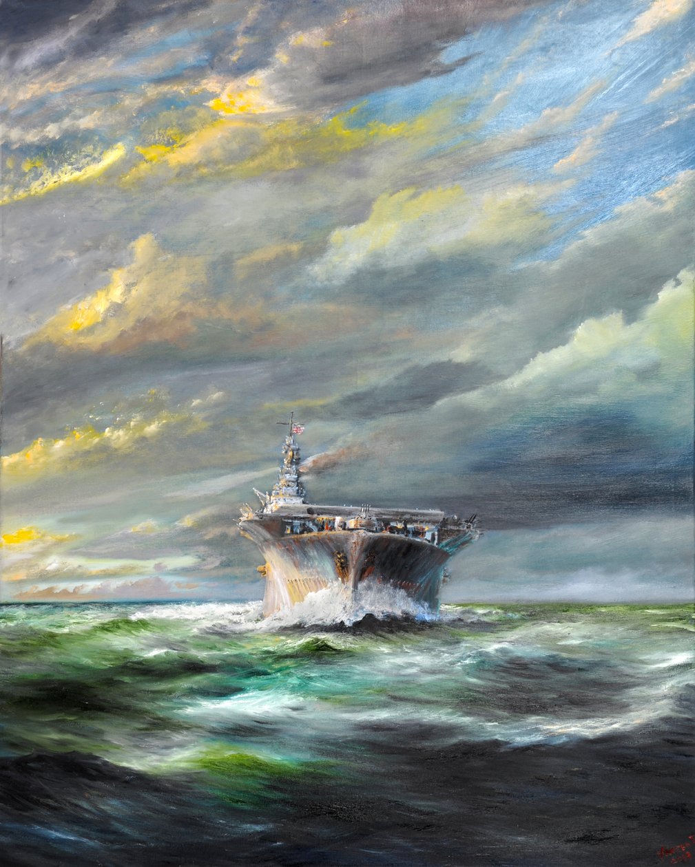 USS Enterprise retourne à Pearl - Vincent Alexander Booth