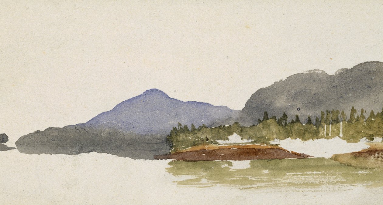 Vue du lac occidental, 1869-71 - Vincent Colyer