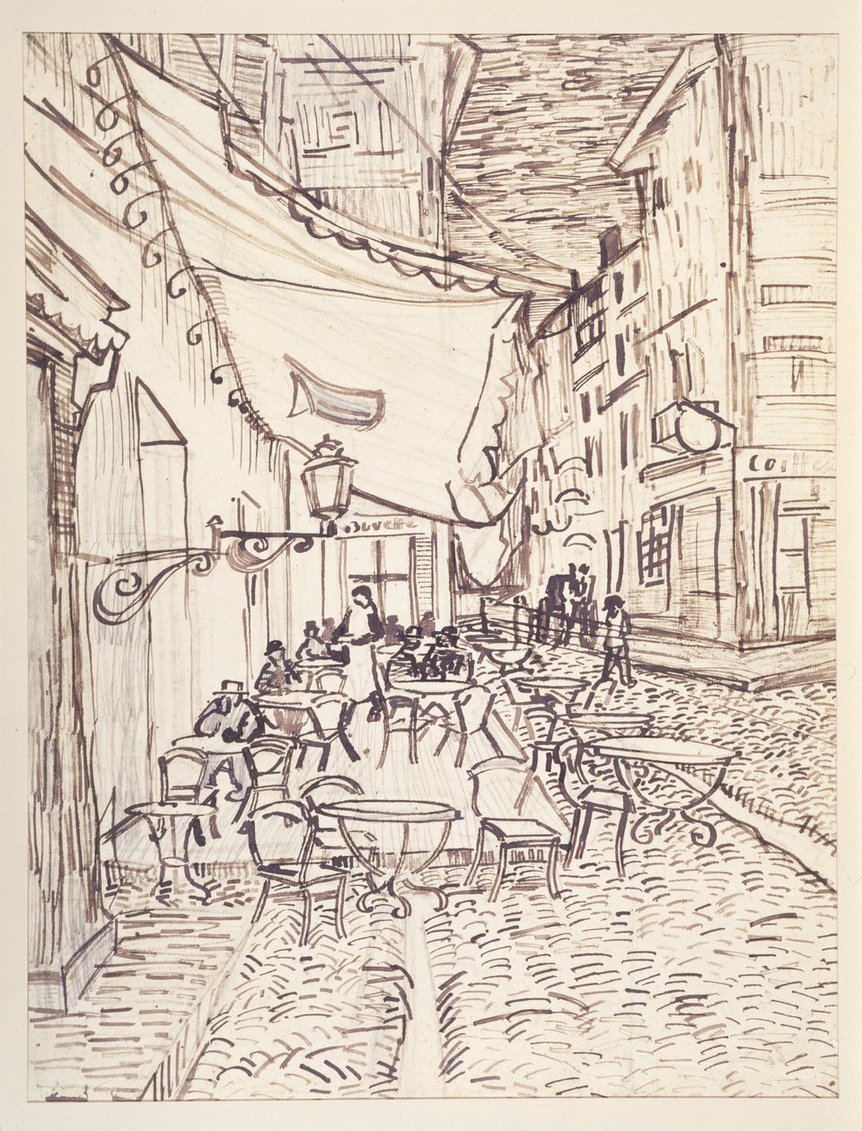 Terrasse de café la nuit - Vincent van Gogh