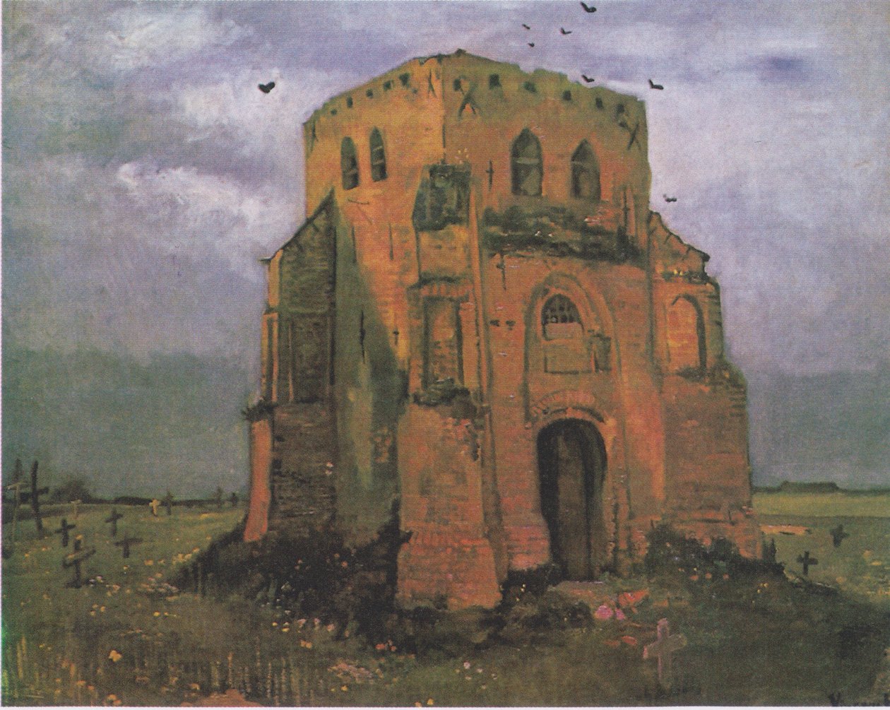 La vieille tour du cimetière à Nuenen - Vincent van Gogh