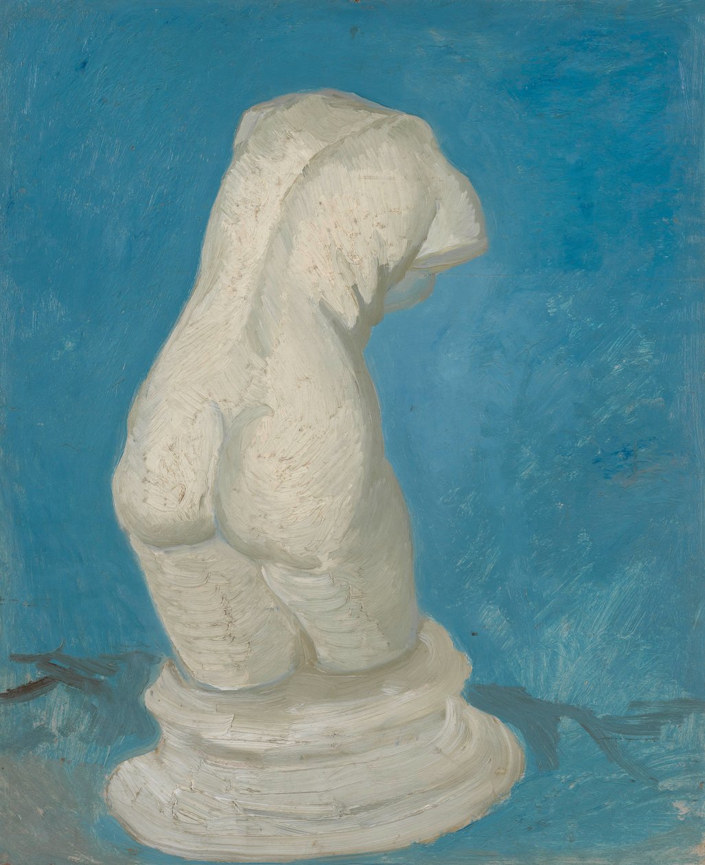 Torso en plâtre (femelle) de dos - Vincent van Gogh