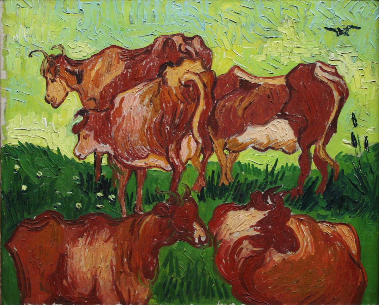 Les vaches - Vincent van Gogh