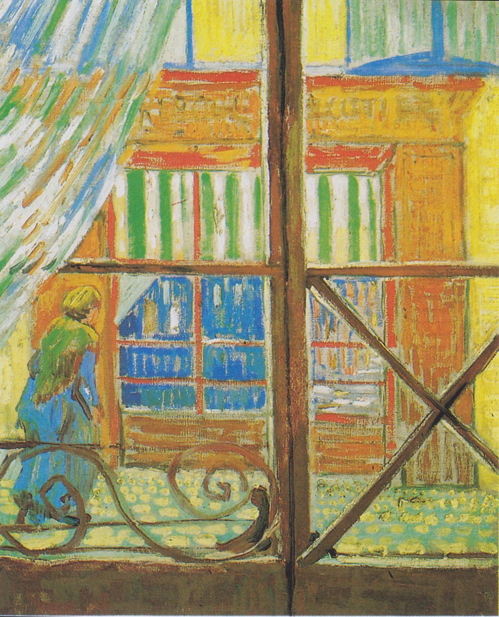 Boucherie vue par une fenêtre - Vincent van Gogh