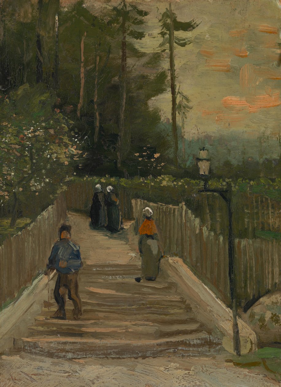 Chemin à Montmartre - Vincent van Gogh