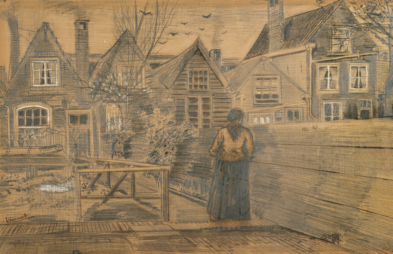 Maison de la Mère de Sien (1882) - Vincent van Gogh