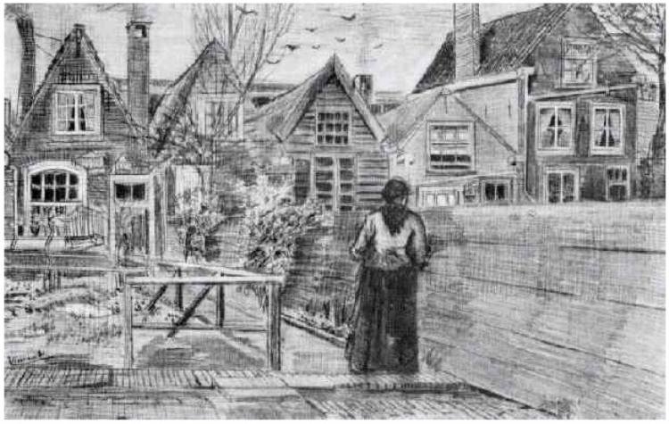 Maison de la mère de Sien - Vincent van Gogh