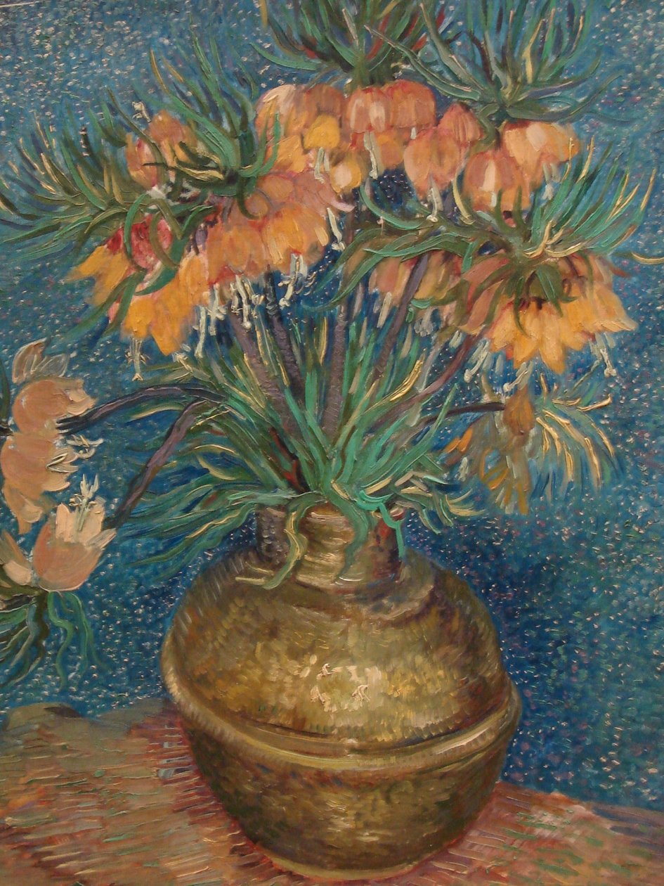 Nature morte avec couronnes impériales dans un vase en bronze - Vincent van Gogh