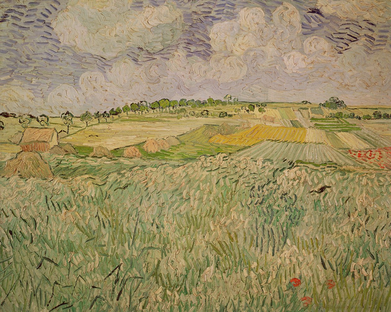 La plaine à Auvers, 1890 - Vincent van Gogh