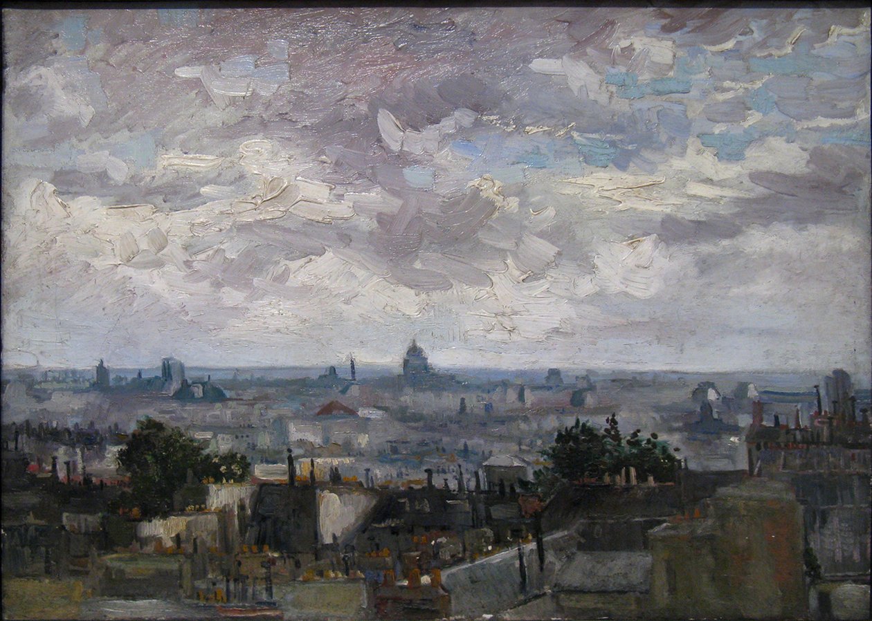 Vue des Toits de Paris - Vincent van Gogh