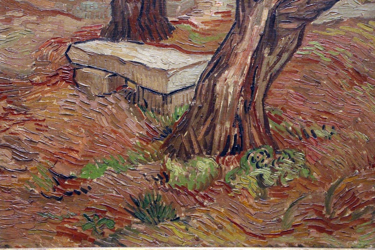 Vincent van Gogh, banc de pierre dans l