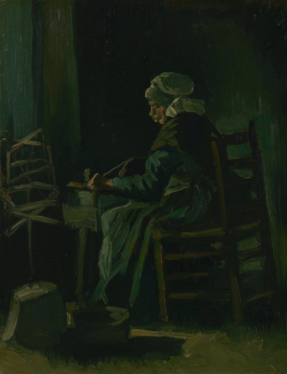 Femme enroulant du fil - Vincent van Gogh