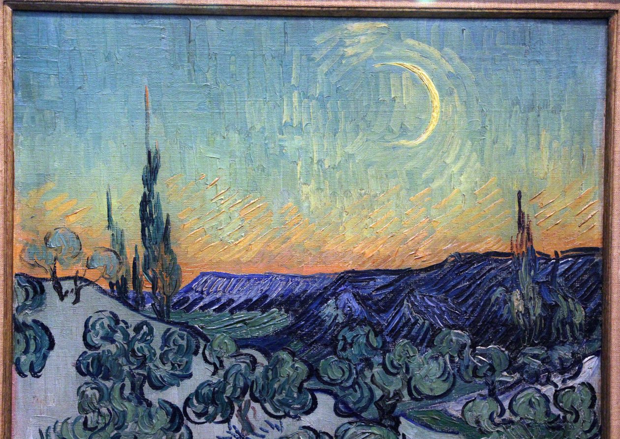 Promenade au crépuscule - Vincent van Gogh