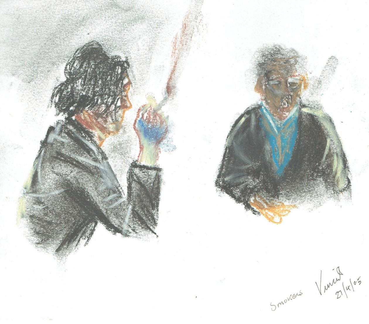 Fumeurs de pub, 2005 - Vincent Alexander Booth