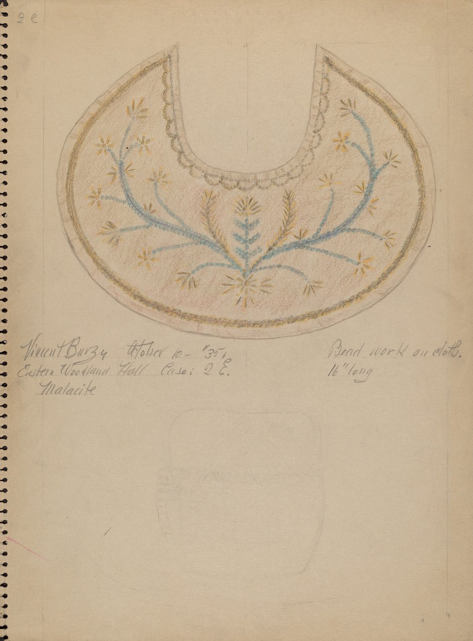 Broderie de perles - Vincent Burzy