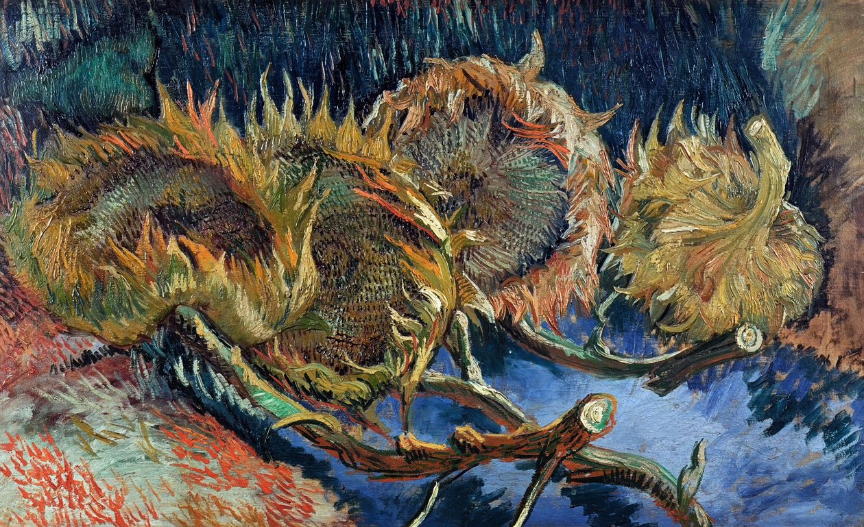 Quatre tournesols coupés, 1887 - Vincent van Gogh