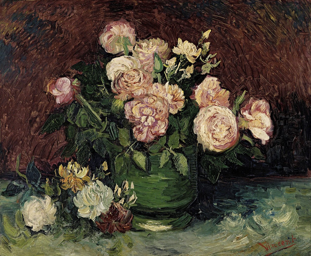 Roses et pivoines, 1886 - Vincent van Gogh