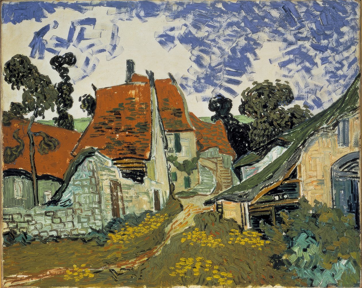Rue de village à Auvers - Vincent van Gogh