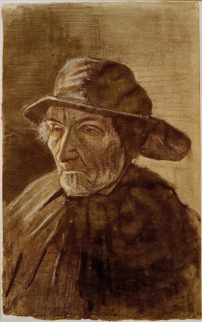 Pêcheur avec un chapeau de sudwester - Vincent van Gogh