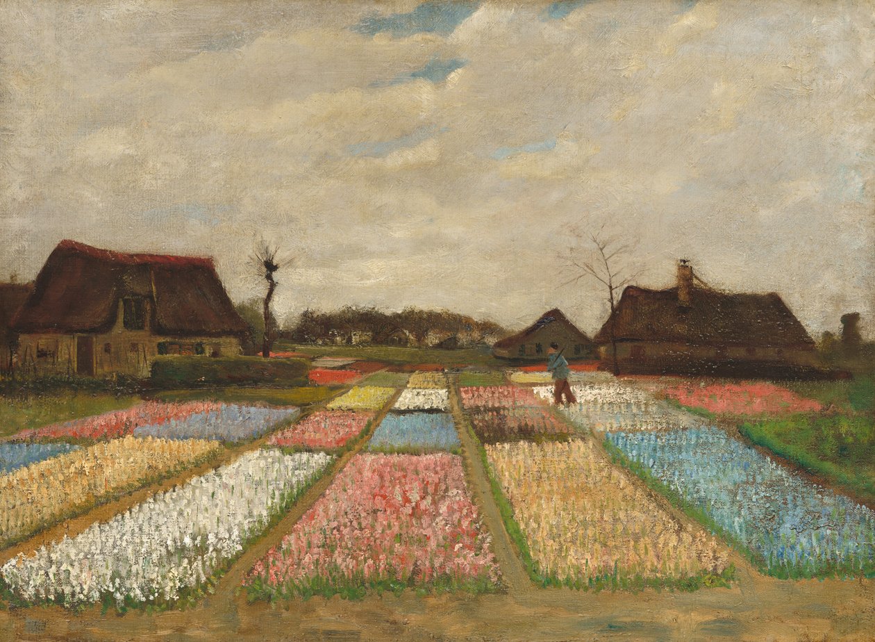 Parterres de fleurs en Hollande - Vincent van Gogh