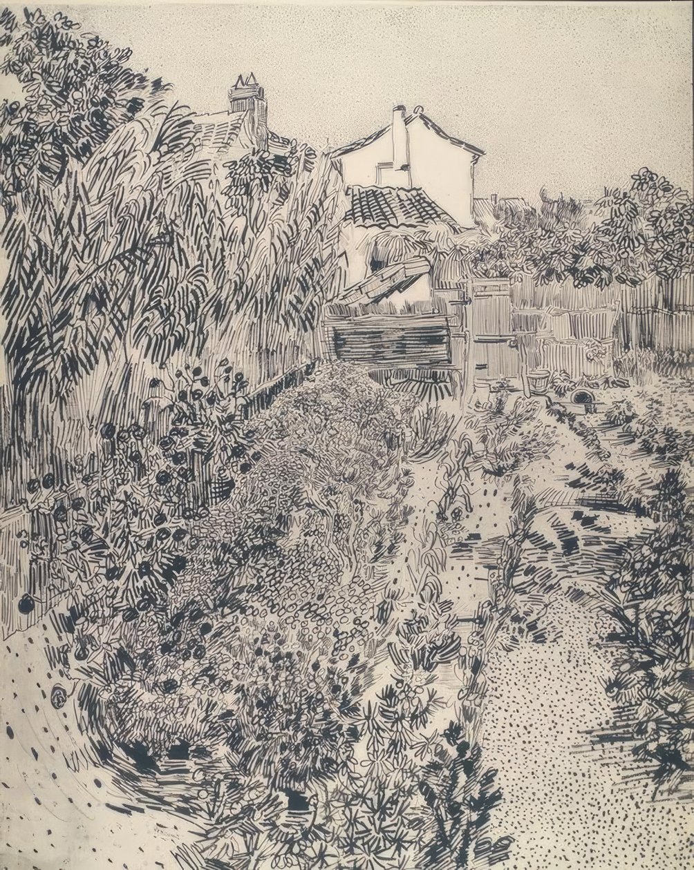 Petit jardin paysan - Vincent van Gogh