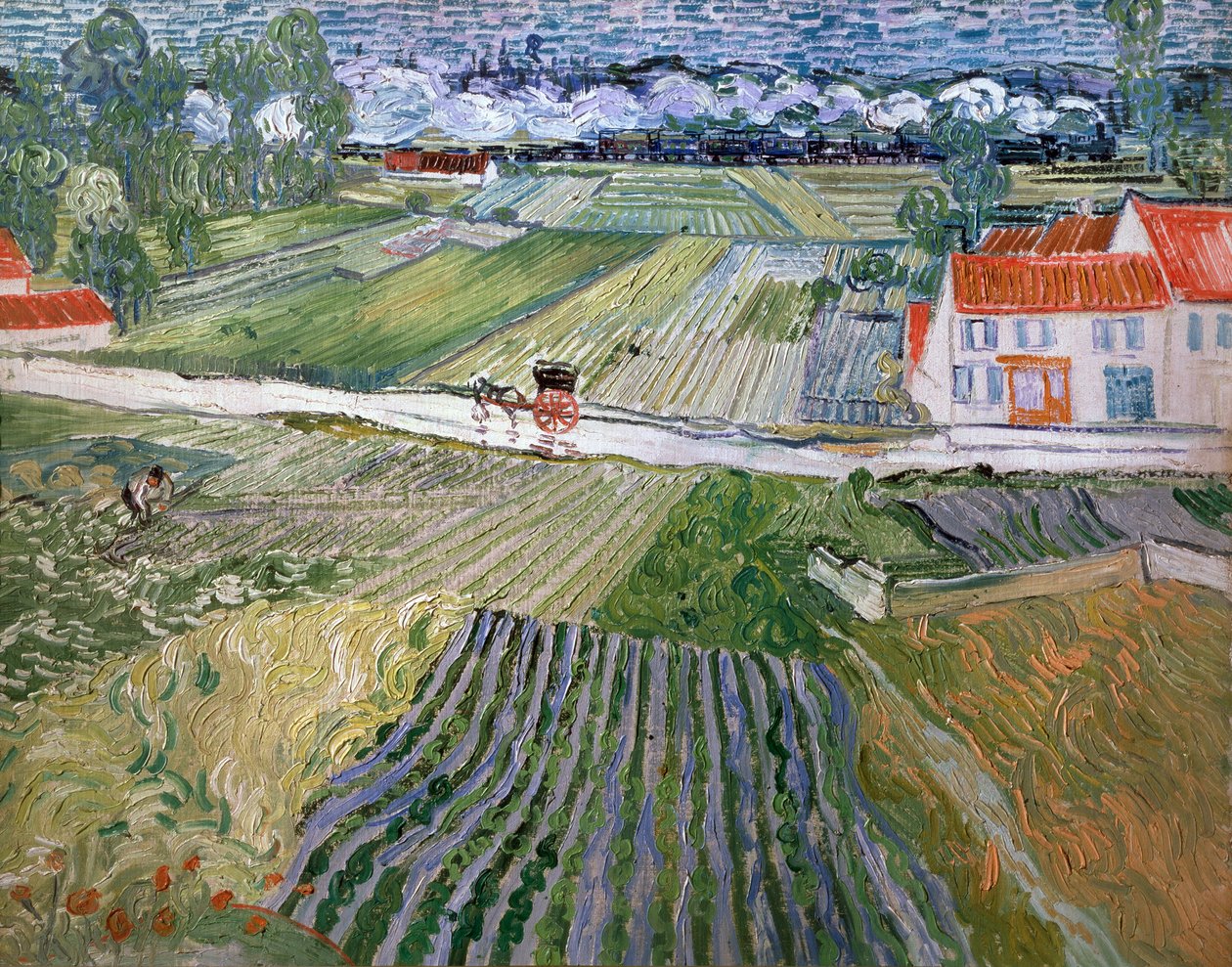 Paysage à Auvers après la pluie, 1890 - Vincent van Gogh