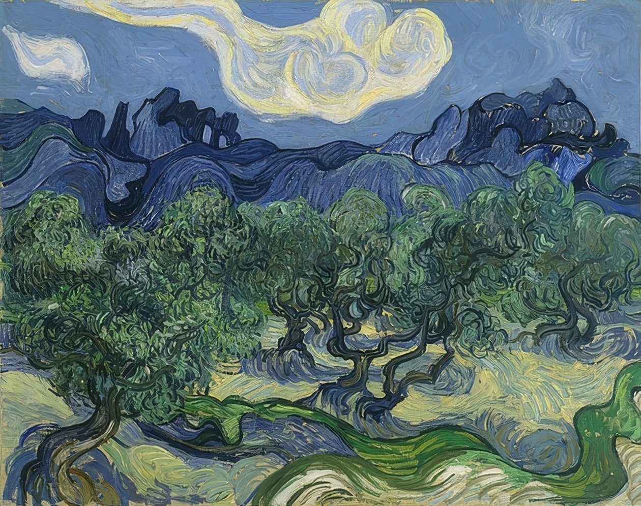 Oliviers - Vincent van Gogh