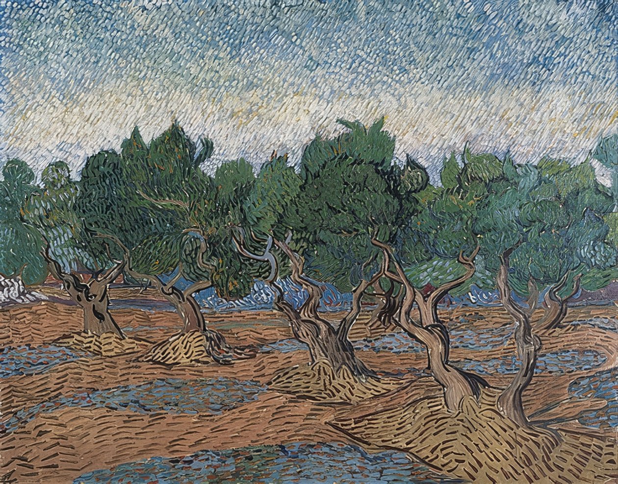 Oliveraie. 1889 - Vincent van Gogh